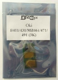 Купити Чип OKI B411/431MB461/471/491, DelCopy Код товара 18178 Чип OKI B411/431MB461/471/491, DelCopy Код товара 18178