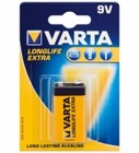 Батарейка тип 9V VARTA LONGLIFE EXTRA (блистер на 1 шт.) (04122101411) Код товара 1699