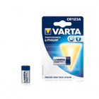Батарейка тип CR 123A VARTA LITHIUM (блистер на 1 шт.) (06205301401) Код товара 12677