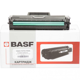 Тонер-картридж HP W1106A №106A, BASF (BASF-KT-W1106A-WOC), black, без чіпа Код товара 25437
