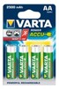 Аккумулятор тип AA 2400mAh VARTA RECHARGEABLE ACCU (блистер на 4 шт.) (56756101404) Код товара 14081